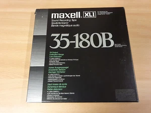10" (26,50 CM) METAL REEL TAPE MAXELL XLI 35-180B IN ORIGINAL BOX #867 - Picture 1 of 5