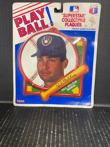 PLAY BALL SUPERSTAR COLLECTIBLE PLAQUES PAUL MOLITOR BREWERS Cover