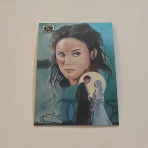 Topps 2021 cromo Star Wars Galaxy #2 luz de Padme Amidala - Imagen 1 de 2