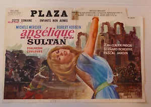 Angelique et le sultan Michele Mercier Robert Hossein affiche cinema originale - Photo 1/1