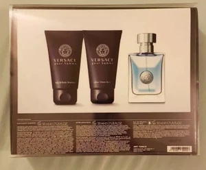 Versace Pour Homme By Versace For Men - 3Pc Gift Set NEW Authentic - Picture 1 of 2