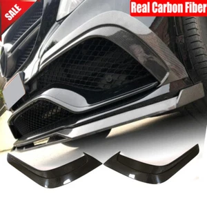 For Mercedes Benz C292 GLE63 15+ Real Carbon Front Bumper Air Vent Trim Fins - Bild 1 von 13