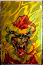 How The Killer Kare Bears Stole Christmas Grinch Homage Gold Lava Foil #1/1
