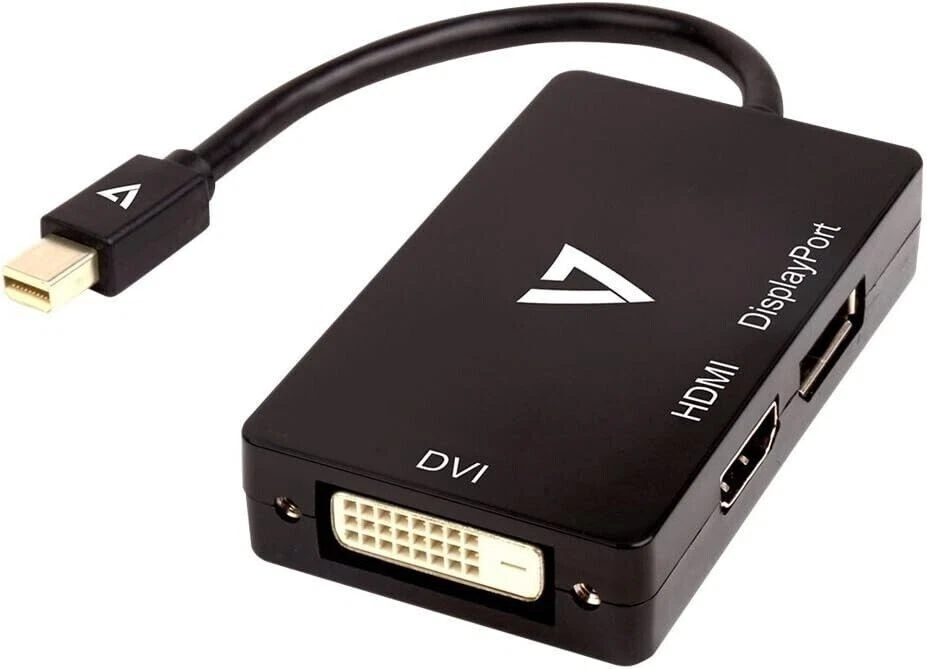 V7 Mini DisplayPort Adaptor to DisplayPort HDMI or DVI Female - Image 1 of 1