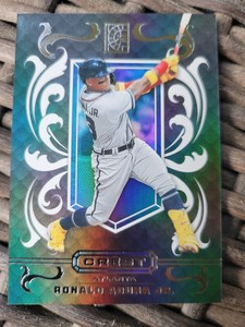 2022 Panini Capstone Ronald Acuna Crest #C-2 Atlanta Braves 