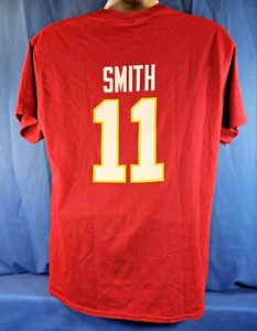NFL Team Apparel Washington Redskins Alex Smith #11 Red T-Shirt Unisex Adult - Picture 1 of 11