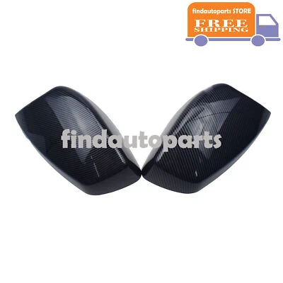 2 piezas cubiertas de espejos retrovisores de fibra de carbono izquierda+derecha para BMW 520i 525i 528i 530i Foto 1 de 4