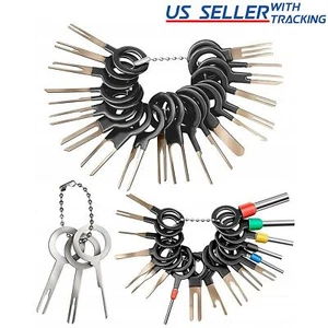 41PCS Wire Terminal Removal Tool Car Electrical Wiring Crimp Connector Pin Key - Picture 1 of 11