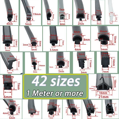 uPVC Window & Door Bubble Gasket Seal Flipper Double Glazing Rubber Draught Seal - Image 1 of 4