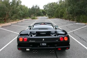 Lamborghini Countach 5000 QV Diablo Retrofit Rear Trunk Badge Emblem Boot - Picture 1 of 9