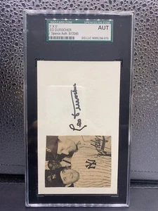 Leo Durocher Jsa Authenticated Signed 3x5 Index Card Autograph - Picture 1 of 2