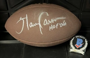 Harry Carson signed/signiert Wilson NFL Football New York Giants Bas/Beckett - Bild 1 von 4