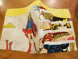 Reversible Adult Super Heroes super girl mask - Picture 1 of 1