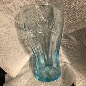Vintage COCA COLA - AQUA BLUE Glass - 6" tall - Picture 1 of 3