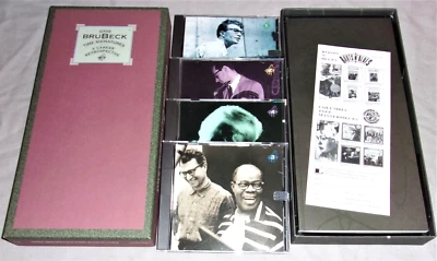 DAVE BRUBECK Time Signatures 1992 BOX set 4 CD promo album +booklet US ed. NM/EX Foto 1 de 4