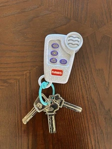 Vintage Hasbro 1996 Playskool Toddler Car Keys W/ Belt Clip/ Remote Sounds Works - Picture 1 of 4
