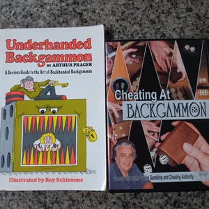 BACKGAMMON BOOK DVD HOW TO CHEAT WIN UNDERHANDED GAMBLING FREE SHIPPING - Picture 1 of 5