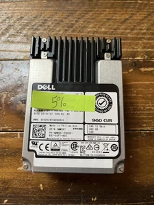 Dell Toshiba PX05SRB096Y 960GB 2.5" 12Gb/s SAS SSD Dell P/N: 0MWGK7 Health=95% - Picture 1 of 3