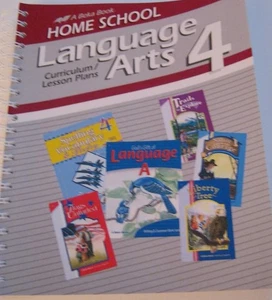 A Beka HomeSchool Language Arts 4 Curriculum Lesson Plans Grade 4 Abeka - Imagen 1 de 1