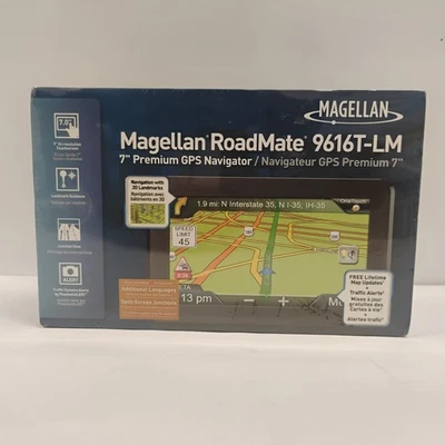 Magellan RoadMate 9616T-LM 7" Premium 3D Landmarks GPS Navigator System NIB - Image 1 of 4