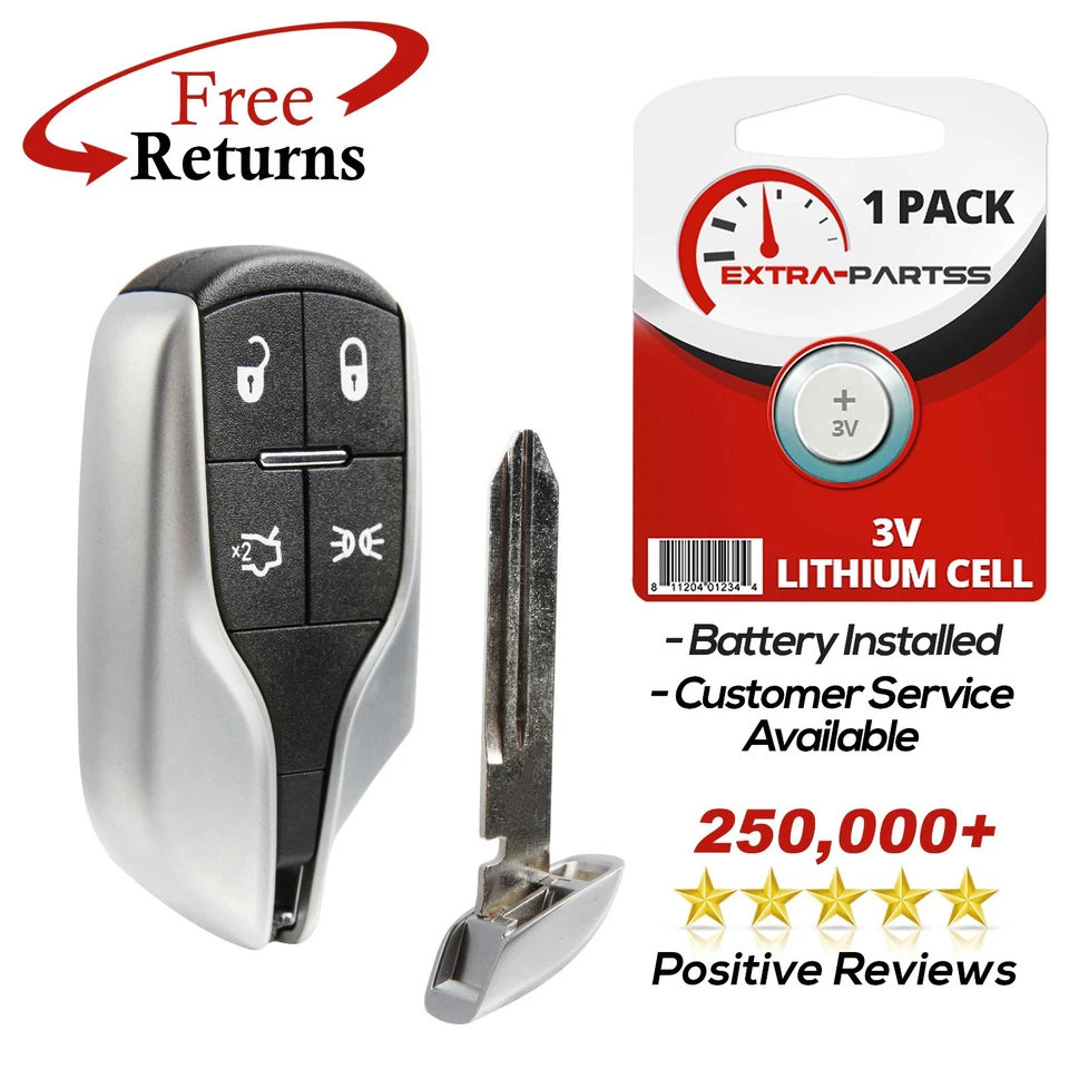 For 2014 2015 2016 2017 2018 Maserati Ghibli Quattroporte Keyless Entry Remote Foto 1 de 4