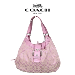Coach Soho Plissee Hobo Schultertasche Rosa F15083 - Bild 1 von 16