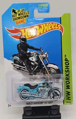Hot Wheels Harley Davidson Fat Boy HW Workshop D - Image 1 of 4