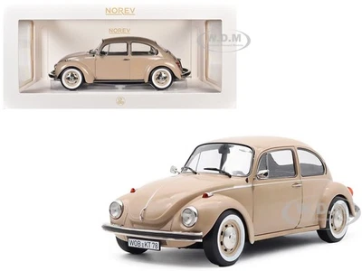 1973 Volkswagen 1303 Beetle Sahara bege modelo de carro fundido em escala 1/18 por Norev 188537 - Imagem 1 de 4