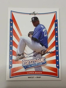 Scheda autografa Luken Baker St. Louis Cardinals 2014 foglia gioco perfetto LEGGI DESCRIZIONE - Foto 1 di 2