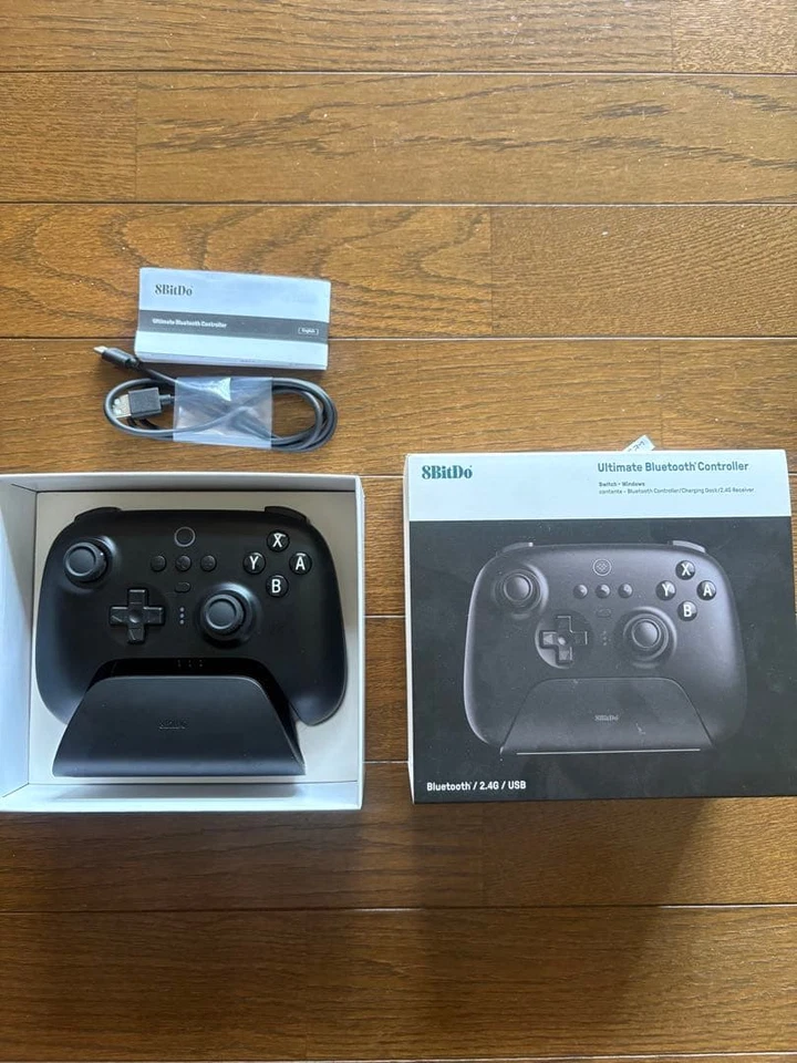 8BitDo Ultimate Bluetooth Controller Black tested Boxed w/ All accessories used - Image 1 of 1