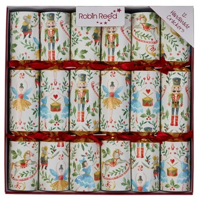 Robin Reed H5 Navidad Ciruela de Azúcar Cascanueces 6 piezas 12" Galletas de Fiesta 62522 Foto 1 de 4