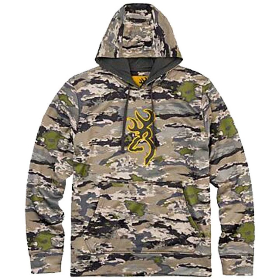Мужская флисовая толстовка с капюшоном Browning Tech Hunting с длинным рукавом размер большой - 3011883403 - Изображение 1 из 1