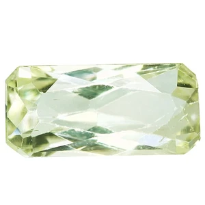 4.24 Ct Five-star Octagan 13.5 x 6.4 MM 100% Natural Yellow Tajikistan Kunzite - Picture 1 of 5