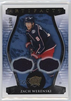 2023-24 Upper Deck Artifacts Gold Material /249 Zach Werenski #68 - Image 1 of 2