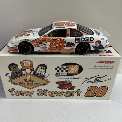 Tony Stewart #20 Home Depot/Kids Workshop Pontiac Diecast Model Car: escala 1/24 Foto 1 de 4