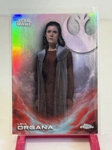 2025 Topps Chrome Star Wars Leia Organa #CE-35 Costco Exclusive - Picture 1 of 2