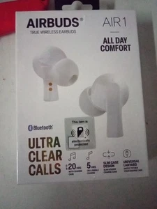 Airbuds AIR 1 Bluetooth Todo el Día Confort Llamadas Ultra Claras - Imagen 1 de 1
