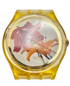Vitnage 1995 Swatch GJ114 Watch Lylium - Picture 1 of 6