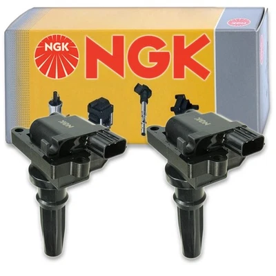 Bobina de encendido NGK de 2 piezas para Hyundai Sonata 1999-2005 2,4 L L4 - Bujía pq Foto 1 de 4