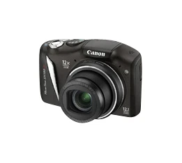 Canon PowerShot SX130 IS 12.1MP Digital Camera - Black