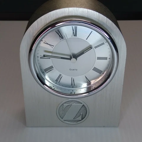 BTS Norwood Clock Cut Aluminum Block Quartz Movement Z medallion Cover