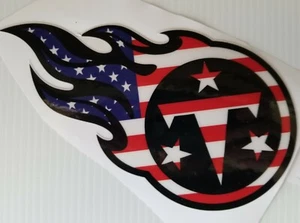 Tennessee Titans Flagge Full Size Football Helm Aufkleber  - Bild 1 von 3