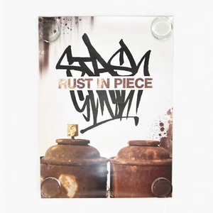 Póster de exposición de arte Stash X Slick Rust In Piece 2006 graffiti de Nueva York de Los Ángeles - Imagen 1 de 1