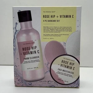 My Beauty Spot Rose Hip+Vitamina C set 4 pezzi cura della pelle kit cura del viso anti-età - Foto 1 di 3