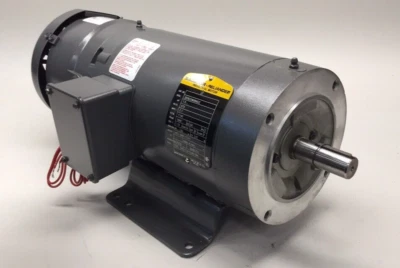 Baldor 35T833W986G2 Brake Motor 3ph 1.5hp 575V 1140rpm TEFC 184C 105606100BPF - Image 1 of 4