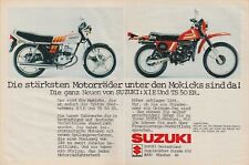 Suzuki X 1 E & TS 50 ER - Reklame Werbeanzeige Original-Werbung 1979