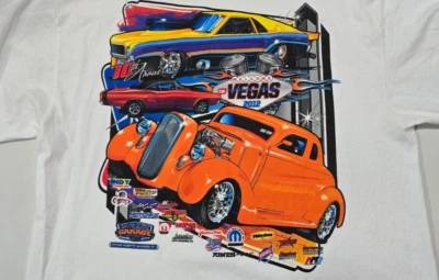 Camiseta Hot Rod Para Hombre Western Street Car Nationals Racing Las Vegas 2012 Mopar Foto 1 de 4