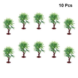 10PCS miniature tree layout Railway Architecture Tree Artificial Aquarium