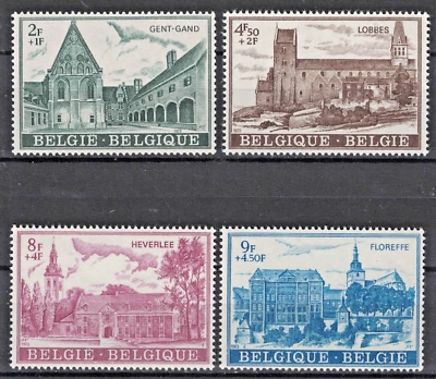 BELGIUM:1973 SC#B897-B900 MNH Abbeys AP1065 - Image 1 of 2