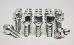 20 x M14 x 1,5, hilo de 27 mm, radio pernos de rueda (zinc) - Imagen 1 de 2